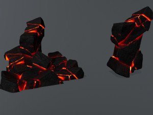 Lava rocks Modelo 3D