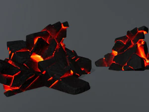 Lava rocks 3D Model