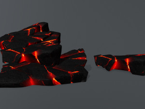 Lava rocks Modelo 3D