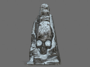 Skull rock 3D 模型
