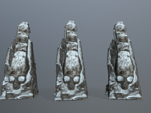 Skull rock 3D 模型