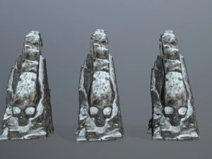 Skull rock 3D Model