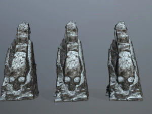 Skull rock 3D Model