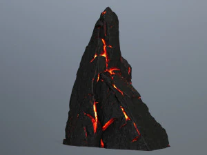 Lava skull rock 3D Model