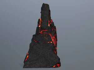 Lava skull rock 3D Model