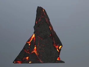 Lava skull rock 3D Model