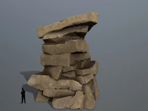 Desert rocks 3D Model