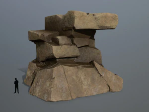 Desert rocks 3D Model