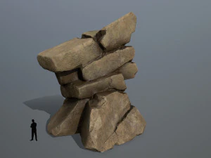 Desert rocks 3D Model