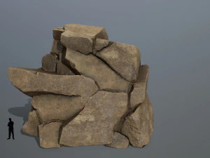 Desert rocks 3D Model