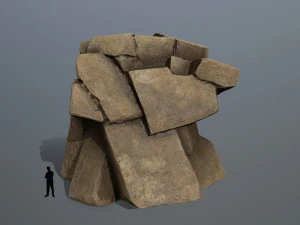 Desert rocks 3D Model