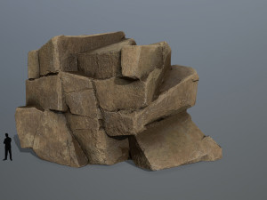 Desert rocks Modello 3D