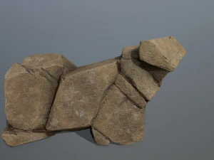 Desert rocks 3D Model