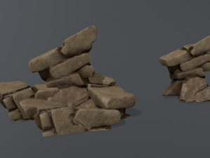 Desert rocks Modello 3D