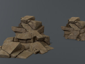 Desert rocks Modello 3D