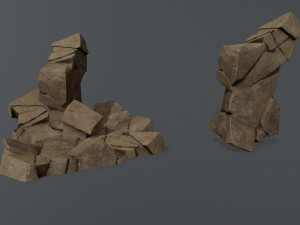Desert rocks Modello 3D