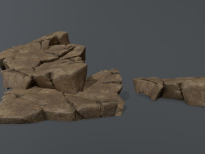 Desert rocks Modello 3D