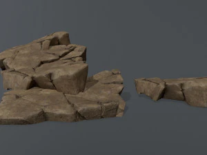 Desert rocks 3D Model