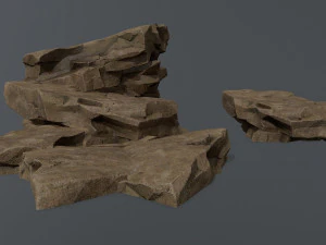 Desert rocks 3D Model