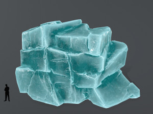 Ice rocks 3D Модель