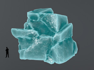 Ice rocks 3D Модель