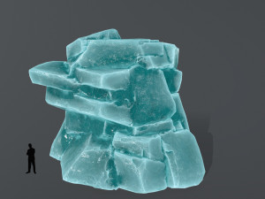 Ice rocks 3D Модель