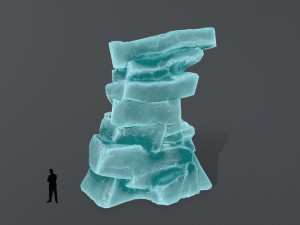 Ice rocks 3D Модель