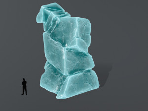 Ice rocks 3D Модель