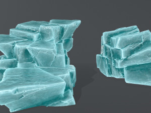 Ice rocks 3D Модель