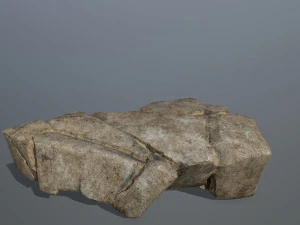 Desert rock set 3D Model