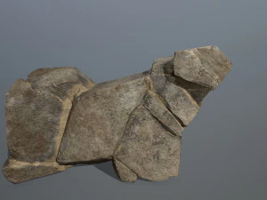 Desert rock set 3D Model