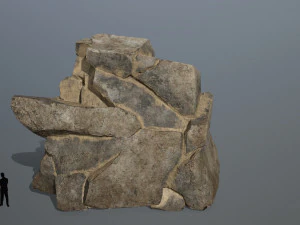Desert rock set 3D Model