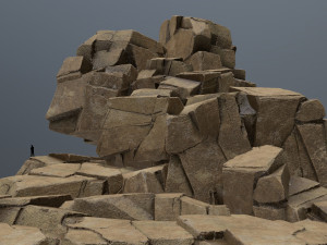 Desert rocks 3D Модель