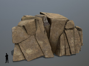 Desert rocks 3D Model