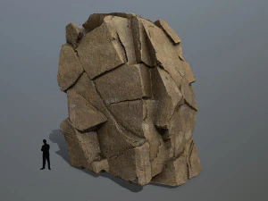 Desert rocks 3D Model
