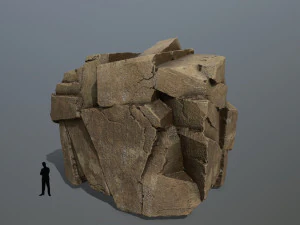 Desert rocks 3D Model