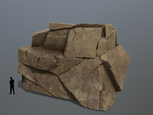 Desert rocks 3D Model