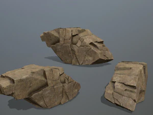 Desert rocks 3D Model