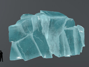 Ice rocks 3D Модель