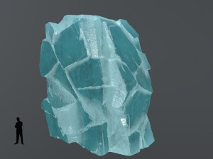 Ice rocks 3D Модель