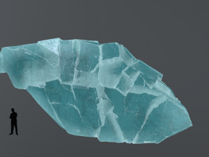 Ice rocks 3D Модель