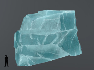 Ice rocks 3D Модель