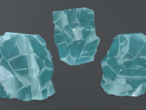 Ice rocks 3D Модель