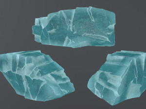 Ice rocks 3D Модель