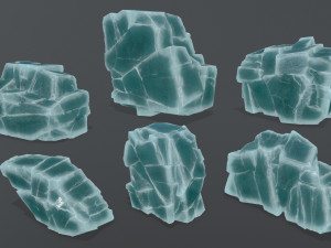 Ice rocks 3D मॉडल
