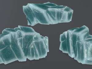 Ice rocks Modelo 3D