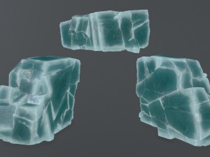 Ice rocks Modelo 3D