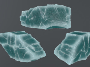 Ice rocks Modelo 3D