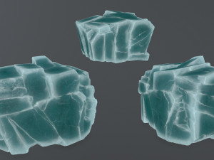 Ice rocks Modelo 3D