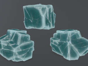 Ice rocks Modelo 3D